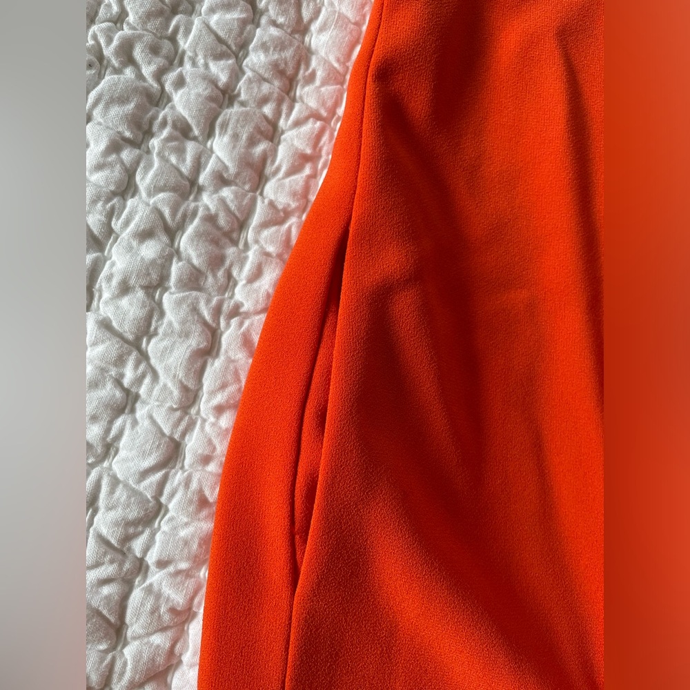 Lauren Ralph Lauren Bright Orange Shift Dress - Picture 5 of 10